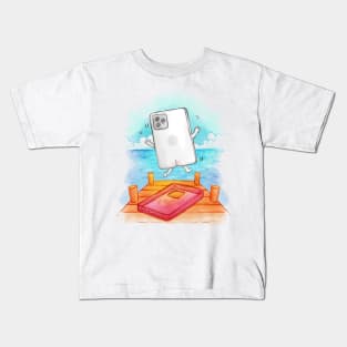 Skinny Dipping Kids T-Shirt